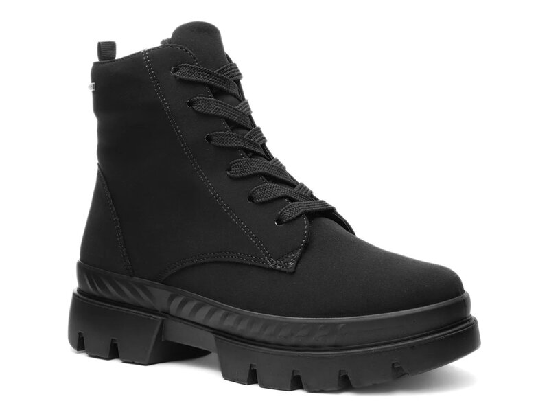 アラ レディース シューズ ブーツ・レインブーツ レース Ara Montvale Lace Waterproof Bootie Black ブラック