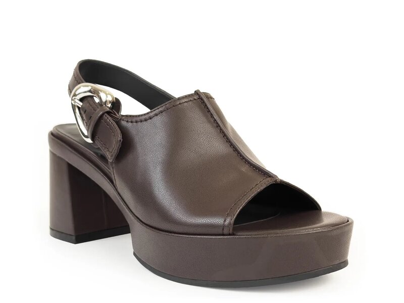 エアロソールズ レディース シューズ サンダル プラットフォーム Aerosoles Zella Platform Sandal Brown Synthetic ブラウン｜ReVida 店