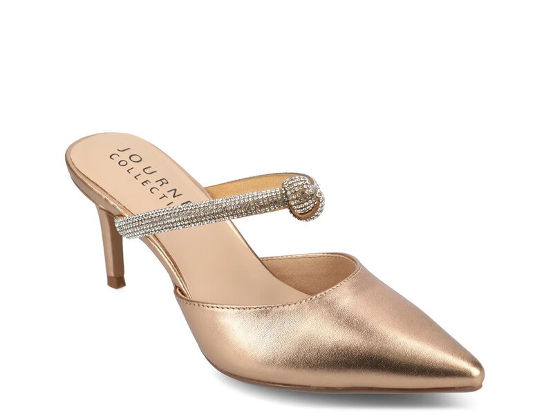 ジャーニー レディース シューズ パンプス Journee Lunna Pump Rose Gold Metallic ゴールド