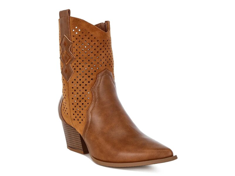 ロンドンラグ レディース シューズ ブーツ・レインブーツ London Rag Prosia Western Boot Dark Brown ブラウン