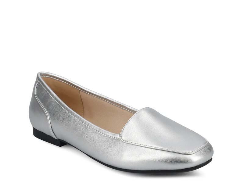 ジャーニー レディース シューズ パンプス Journee Noelia Flat Silver Metallic シルバー