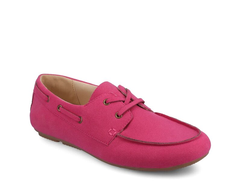 ジャーニー レディース シューズ Journee Naomi Boat Shoe Hot Pink ピンク｜ReVida 店
