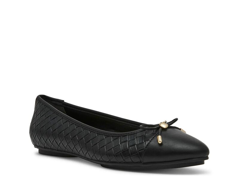 アンクライン レディース シューズ パンプス Anne Klein Luci Ballet Flat Black ブラック