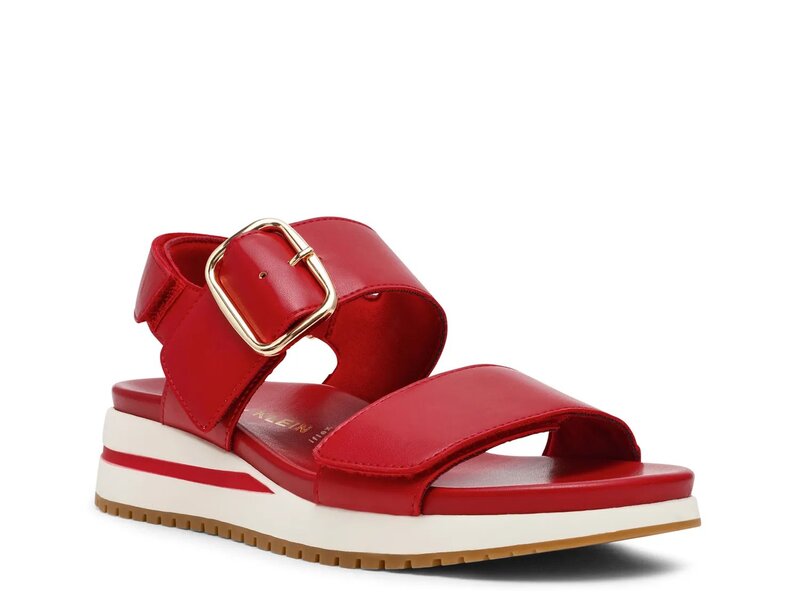 アンクライン レディース シューズ サンダル Anne Klein Evanti Sandal Red レッド