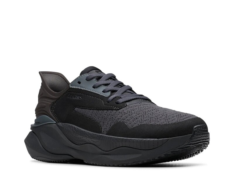 クラークス メンズ シューズ スニーカー Clarks Pace Sneaker Black ブラック