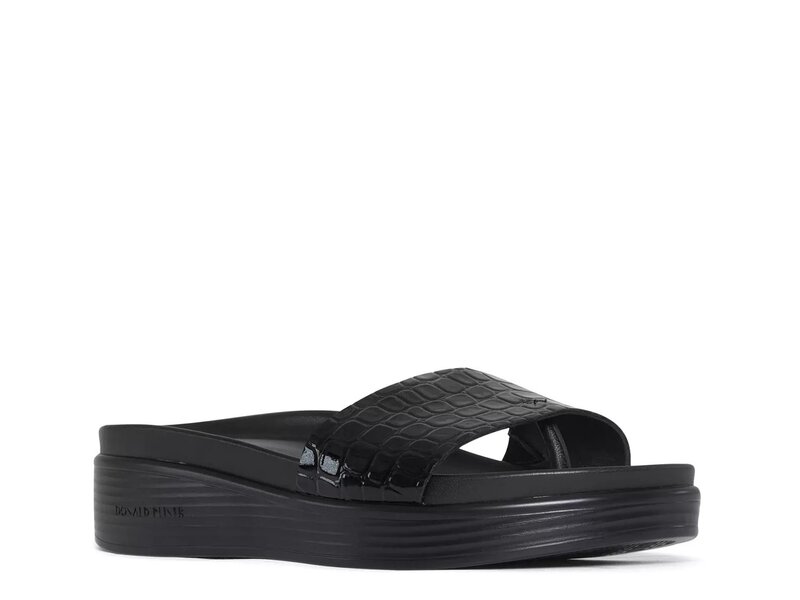 ドナルドプリネール レディース シューズ サンダル Donald Pliner Fiji Sandal Black Croc Print ブラック 21,158円