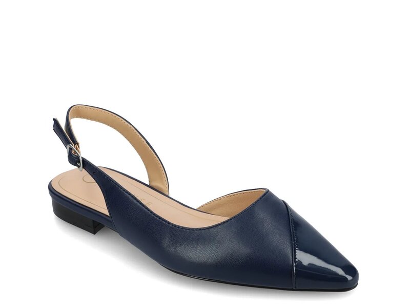 ジャーニー レディース シューズ パンプス Journee Daphnne Flat Navy ネイビー|ReVida 店