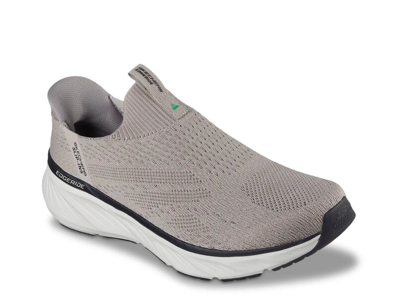 スケッチャーズ メンズ シューズ スニーカー リラックスフィット Skechers Hands Free Slip-ins Relaxed Fit Edgeride Commissioner Sneaker - Men's Taupe トープ|ReVida 店