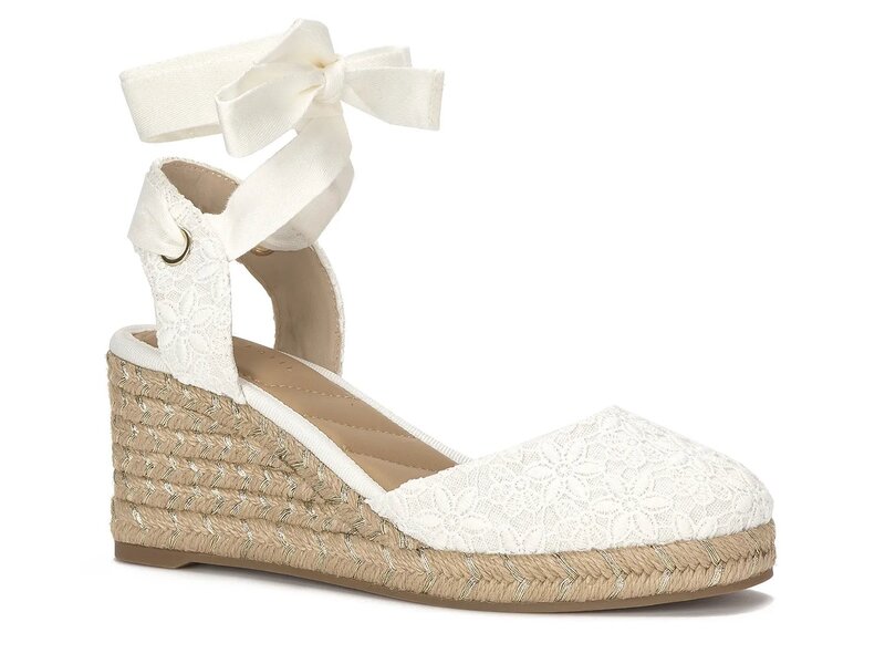 ケリー＆ケイティ レディース シューズ サンダル Kelly & Katie Goldiespadrille Wedge Sandal Off White オフホワイト