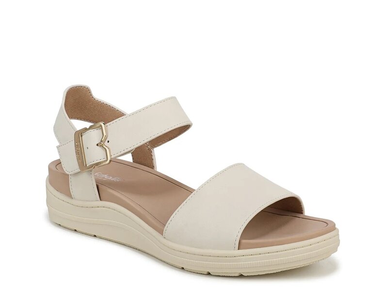 ドクター・ショール レディース シューズ サンダル Dr. Scholl's Time Off Sky Sandal Taupe トープ｜ReVida 店