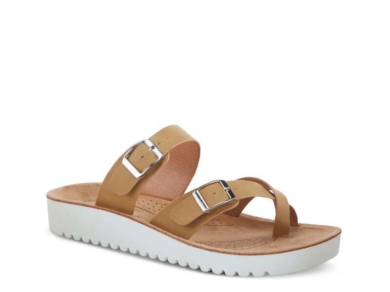 フレクサス レディース シューズ サンダル Flexus Bayside Wedge Sandal Dark Brown ブラウン