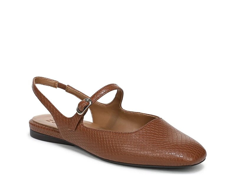 ナチュライザー レディース シューズ パンプス Naturalizer Annika Mary Jane Flat Brown Snake Print ブラウン｜ReVida 店