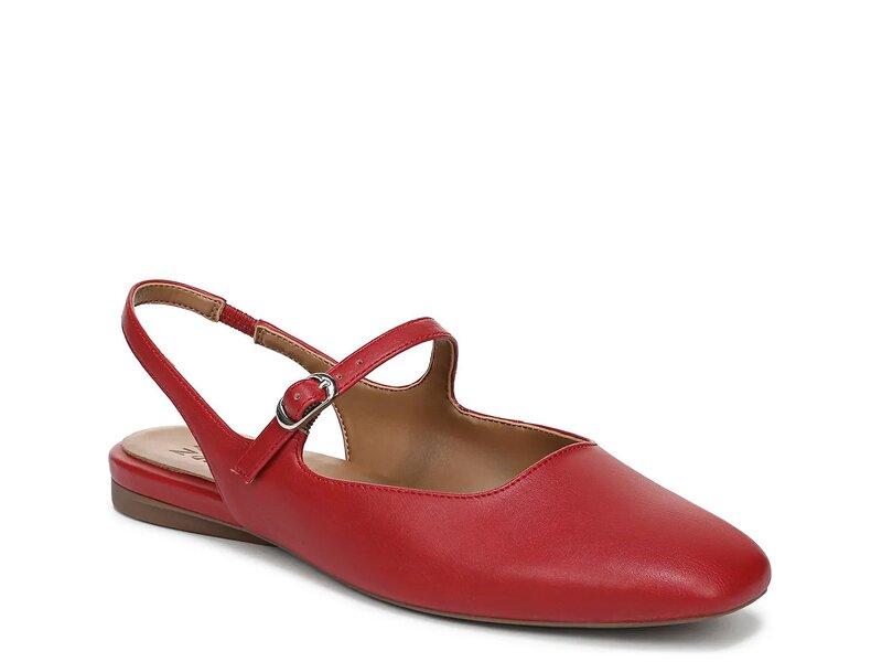 ナチュライザー レディース シューズ パンプス Naturalizer Annika Mary Jane Flat Red レッド