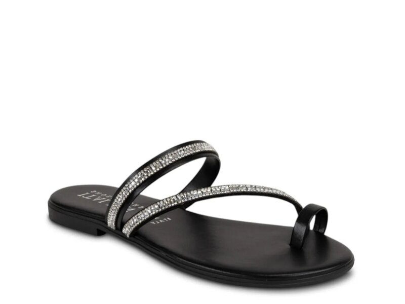 イタリアンシューメーカー レディース シューズ サンダル Italian Shoemakers Gant Sandal Black ブラック|ReVida 店