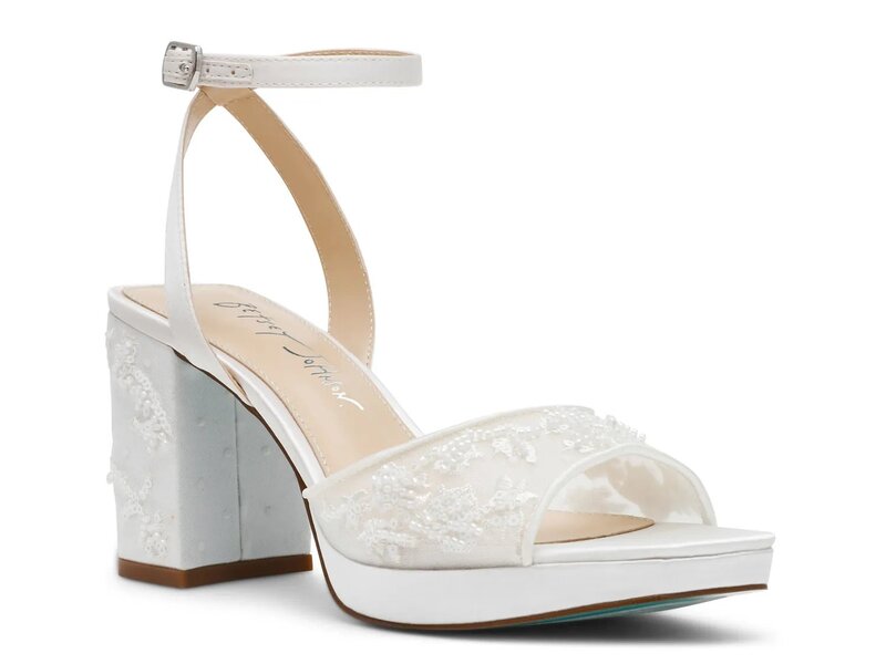 ベッツィジョンソン レディース シューズ サンダル プラットフォーム Betsey Johnson Junie Platform Sandal Off White オフホワイト｜ReVida 店