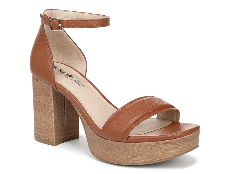 ライフストライド レディース シューズ サンダル プラットフォーム LifeStride Ashland Platform Sandal Cognac