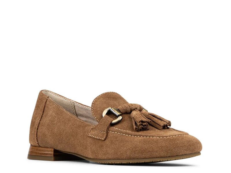 ドナルドプリネール レディース シューズ スリッポン・ローファー Donald Pliner Fabia Loafer Saddle Brown Suede 赤銅色 ローファー-靴-レディース靴