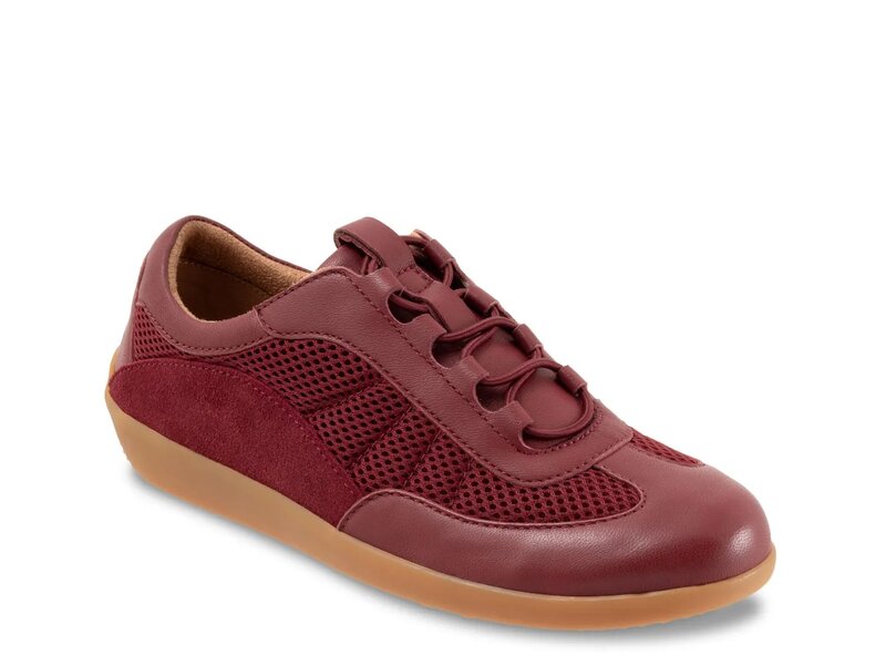 ホンブルグ帽ウォーク レディース シューズ スリッポン・ローファー スニーカー Softwalk Darby Slip-On Sneaker Cherry Red 赤いこと レディース靴-靴-ローファー