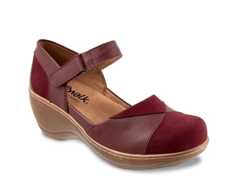 ホンブルグ帽ウォーク レディース シューズ スリッポン・ローファー Softwalk Miri Pump Cherry Red 赤いこと ローファー-靴