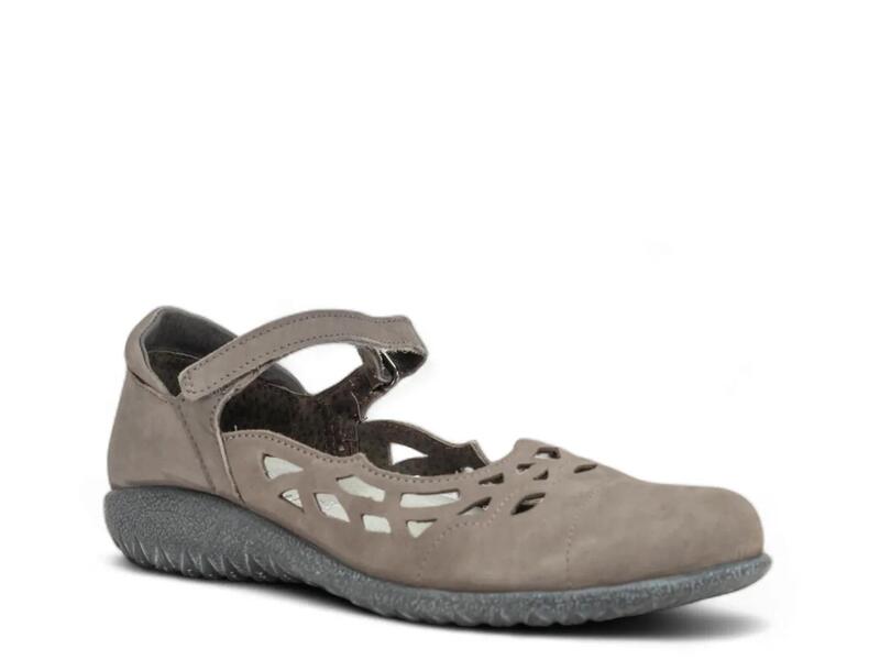 ナオト レディース シューズ パンプス Naot Agathis Mary Jane Flat Grey Nubuck Leather グレー|ReVida 店
