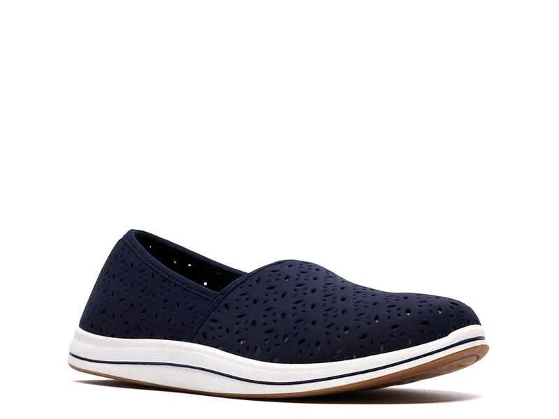 クラークス レディース シューズ スリッポン・ローファー Clarks Breeze Lily Slip-Onavy ネイビー｜ReVida 店