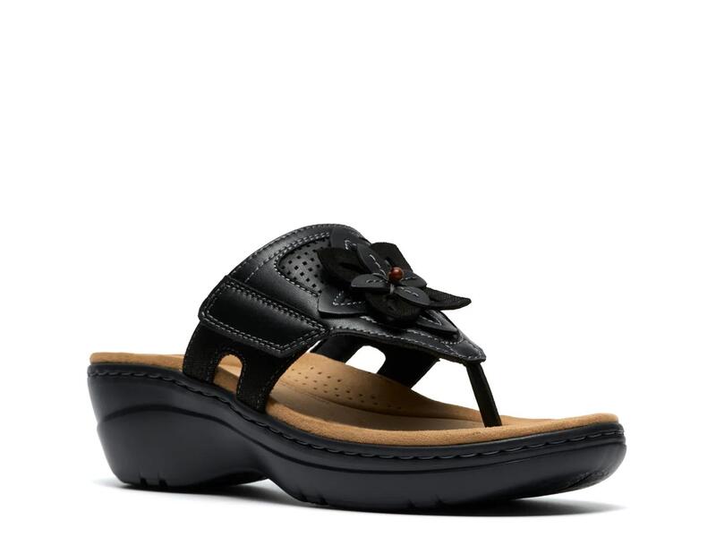 クラークス レディース シューズ サンダル Clarks Merliah Kyla Sandal Black 黒いこと