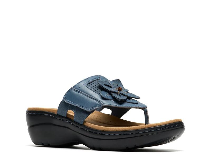 クラークス レディース シューズ サンダル Clarks Merliah Kyla Sandal Denim Blue ジーンズ