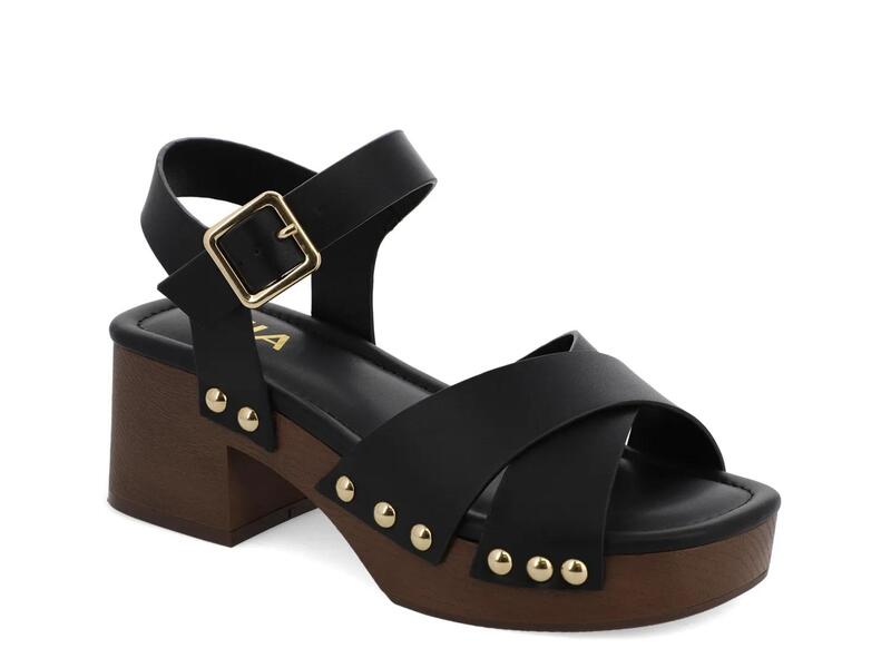 ミア レディース シューズ サンダル プラットフォーム Mia Finna Platform Sandal Black ブラック｜ReVida 店