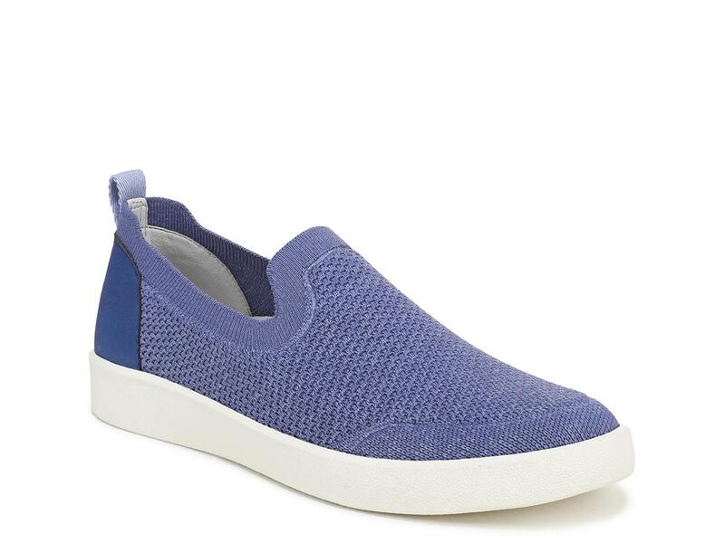 バイオニック レディース シューズ スリッポン・ローファー スニーカー Vionic Elda Slip-On Sneaker Blue Knit ブルー