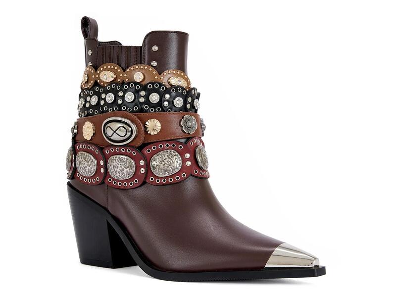 アザレア ワン レディース シューズ ブーツ・レインブーツ Azalea Wang Dusan Western Bootie Dark Brown ブラウン|ReVida 店