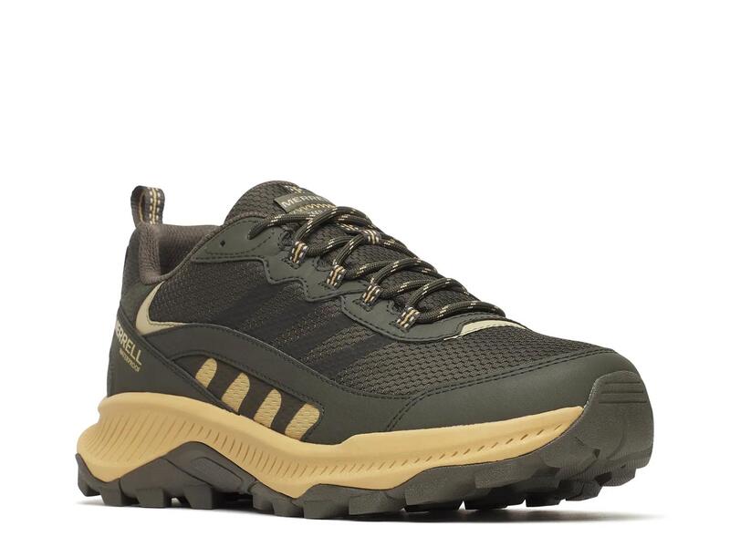 メレル メンズ シューズ ブーツ・レインブーツ Merrell Speed Strike 2 Waterproof Hiking Boot - Men's Beige/Olive Green グリーン