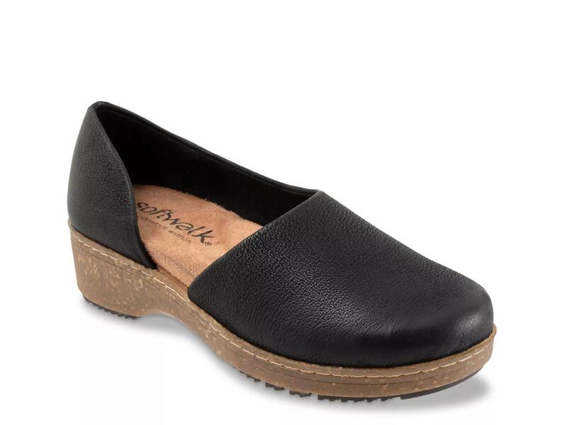 ソフトウォーク レディース シューズ スリッポン・ローファー Softwalk Addie Slip-On Black Nubuck ブラック