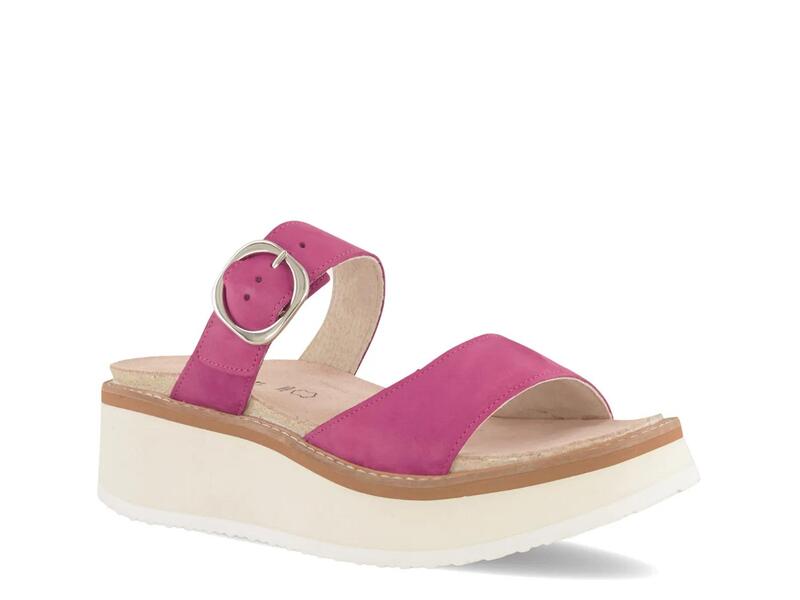 ナオト レディース シューズ サンダル Naot Halvah Wedge Sandal Pink Nubuck ピンク｜ReVida 店