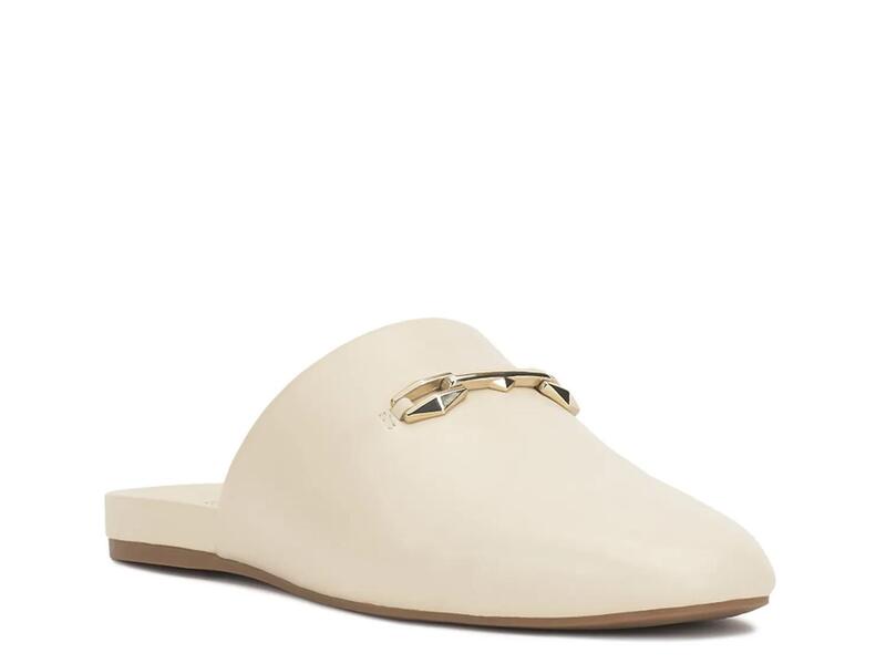 ヴィンスカムート レディース シューズ サンダル Vince Camuto Macassie Mule Cream White Leather ホワイト