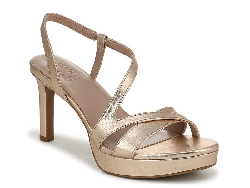 ナチュライザー レディース シューズ サンダル プラットフォーム Naturalizer Abby Platform Sandal Champagne Snake Print シャンパン