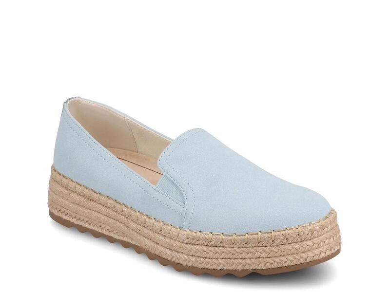 客旅 レディース シューズ スリッポン・ローファー Journee Catalina Espadrille Slip-On Sky Blue 青色 ローファー-レディース靴