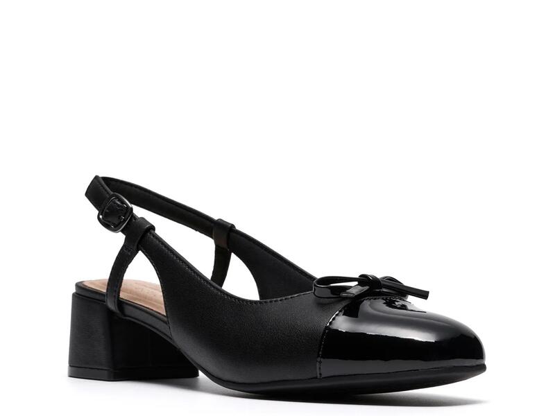 クラークス レディース シューズ パンプス Clarks Iridessa Sling Pump Black Leather ブラック 15,960円