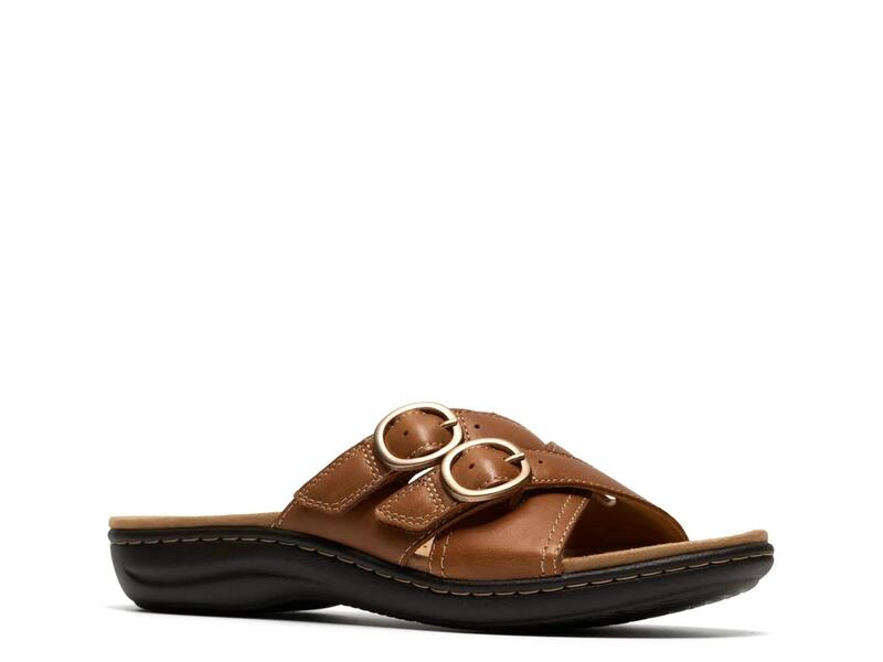 クラークス レディース シューズ サンダル Clarks Laurieann Opal Sandal Tan Leather タン