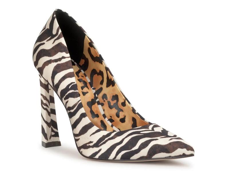 ジェシカシンプソン レディース シューズ パンプス Jessica Simpson Omissia Pump Dark Brown/Off White Zebra Print オフホワイト