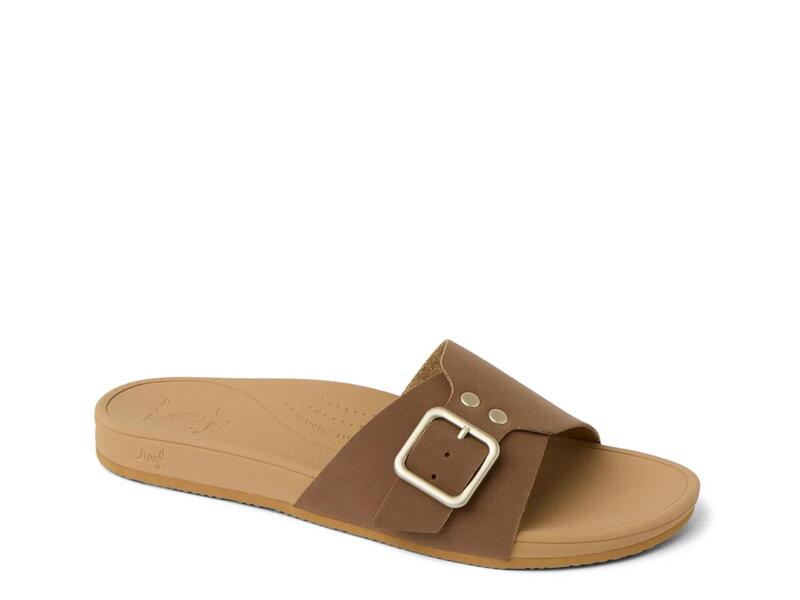 岩礁 レディース シューズ サンダル Reef Banded Horizon Sandal Dark Brown 赤銅色