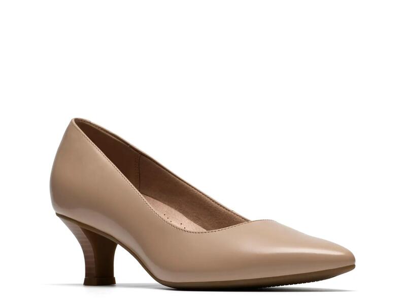 クラークス レディース シューズ パンプス Clarks Kepley Vine Pump Beige Leather ベージュ
