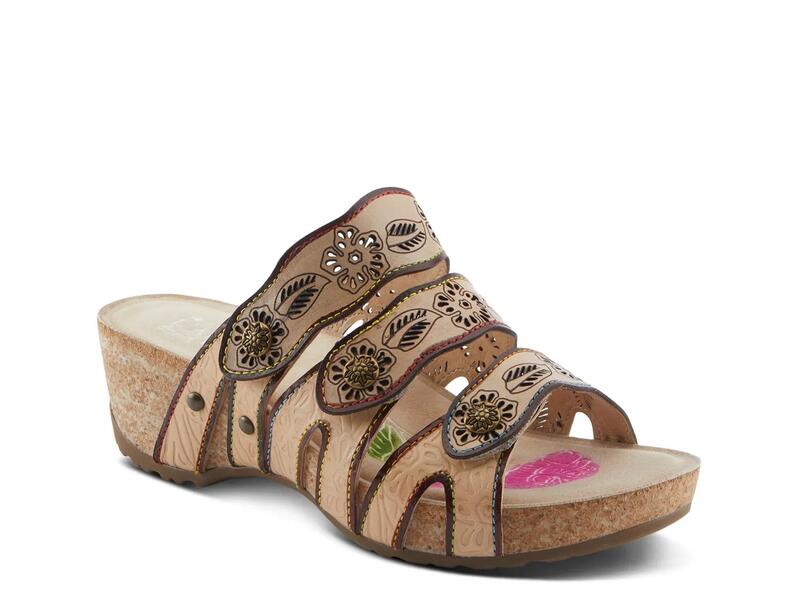 ラリティステ レディース シューズ サンダル L'Artiste Carbone Wedge Sandal Beige/Multicolor ベージュ