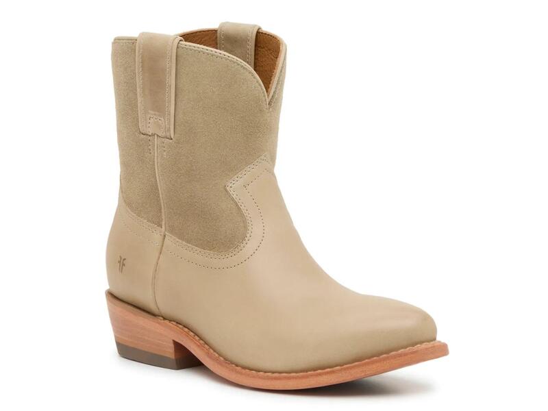フライ レディース シューズ ブーツ・レインブーツ Frye Billy Western Bootie Warm Taupe Leather トープ|ReVida 店