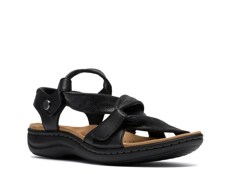 クラークス レディース シューズ サンダル Clarks Laurieann Bell Sandal Black 黒いこと