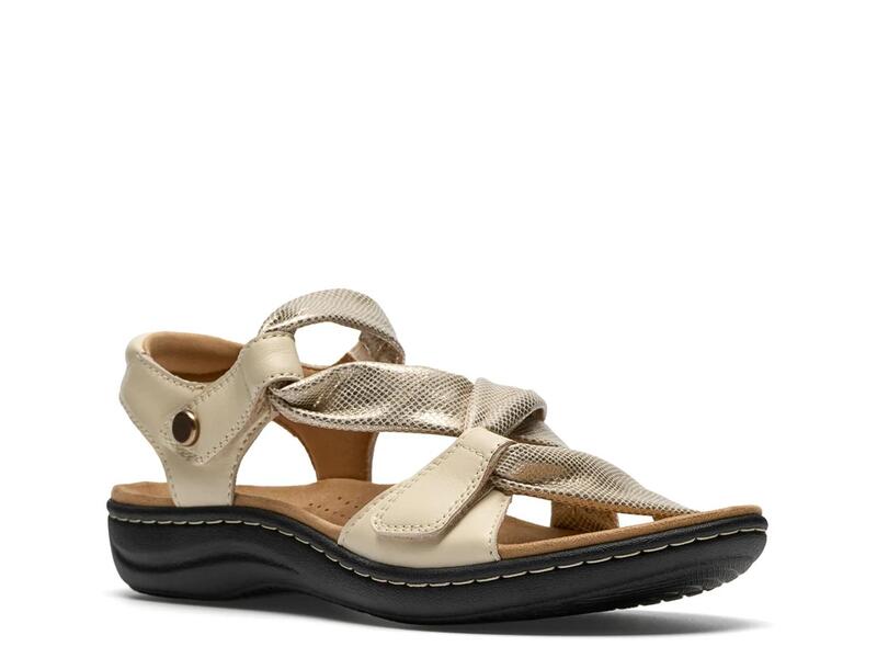 クラークス レディース シューズ サンダル Clarks Laurieann Bell Sandal Cream 皮膚軟化剤