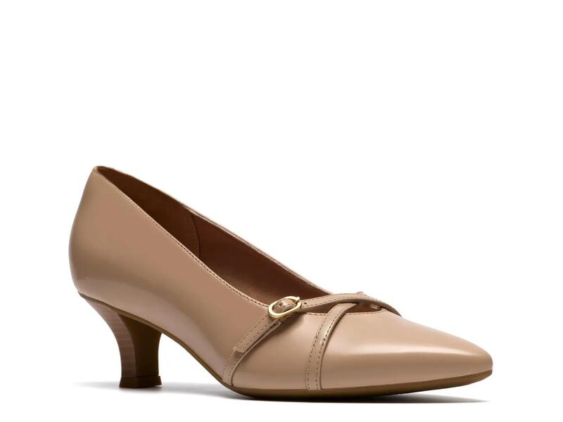 クラークス レディース シューズ パンプス Clarks Kepley Star Pump Beige Leather ベージュ｜ReVida 店