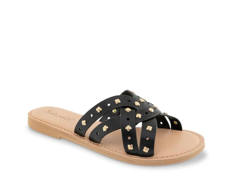 スプレンディット レディース シューズ サンダル Splendid Simon Sandal Black 黒いこと