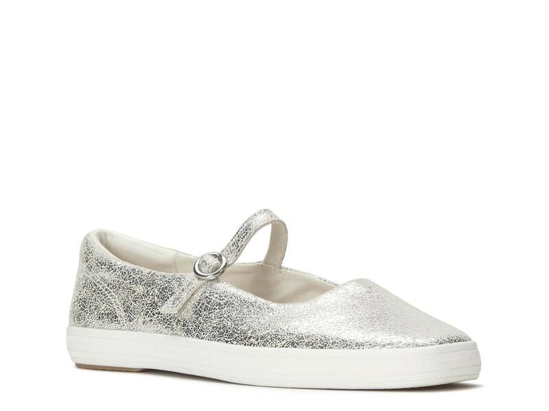 ケッズ レディース シューズ パンプス Kedsquare Toe Mary Jane Flat Silver Metallic シルバー|ReVida 店