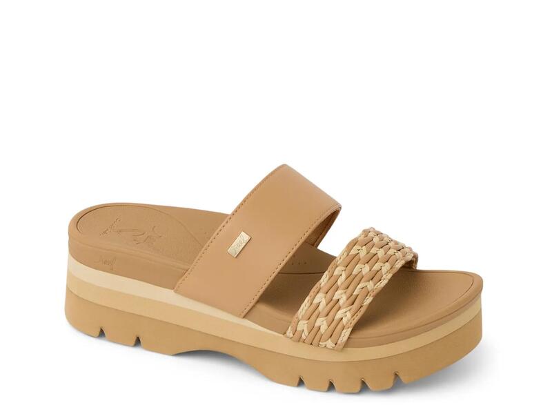 リーフ レディース シューズ サンダル プラットフォーム Reef Banded Horizon Platform Sandal Khaki カーキ|ReVida 店