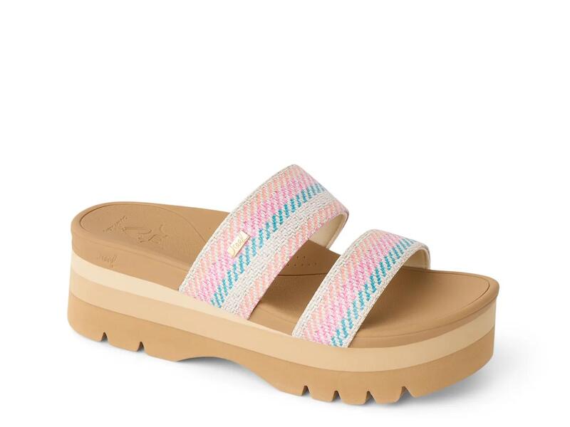 リーフ レディース シューズ サンダル プラットフォーム Reef Banded Horizon Platform Sandal Pink/Multicolor ピンク
